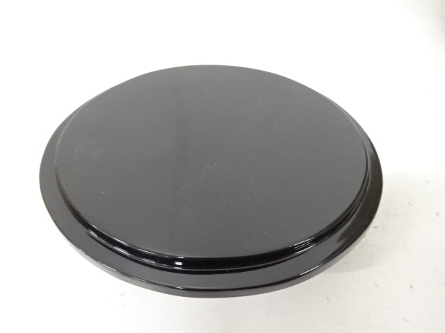  膳所焼　岩崎新定造　灰釉　耳付　唐草文　水指